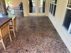 Stone Stamped Patio