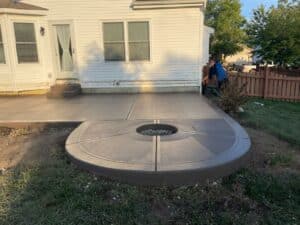round-firepit-concrete-patio