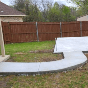 DIY Concrete Walkway