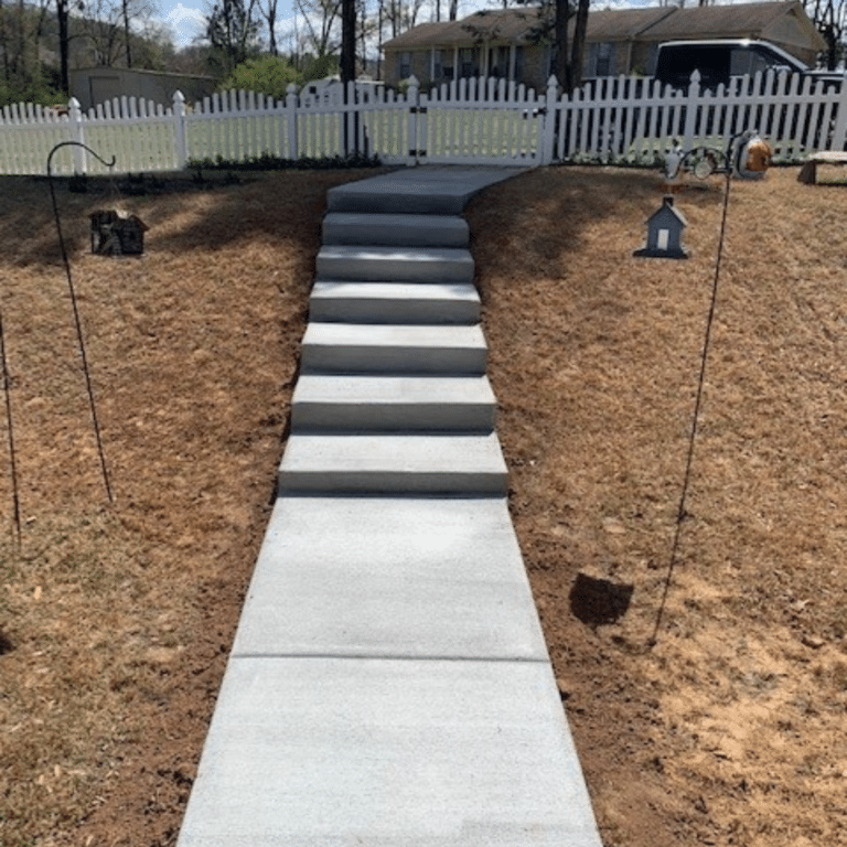 Concrete Slab Walkway