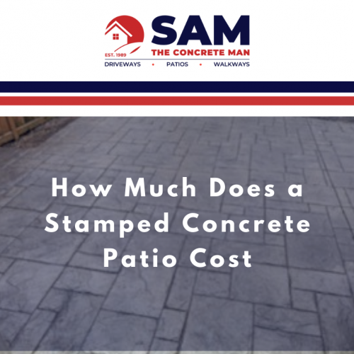 stamped concrete patio cost graphic